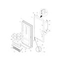 Kenmore Elite 25328712805 door diagram