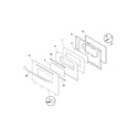 Frigidaire FFGF3011LWB door diagram