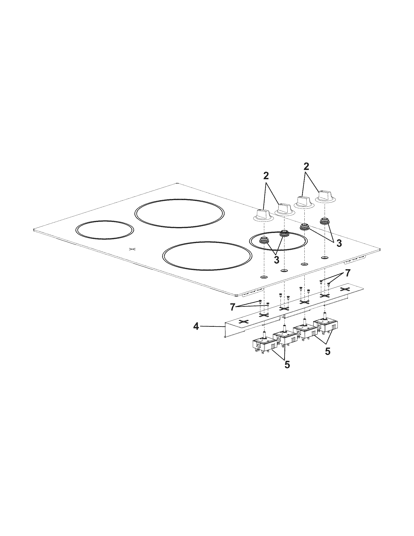 Frigidaire FFEC3024LB1 controls diagram
