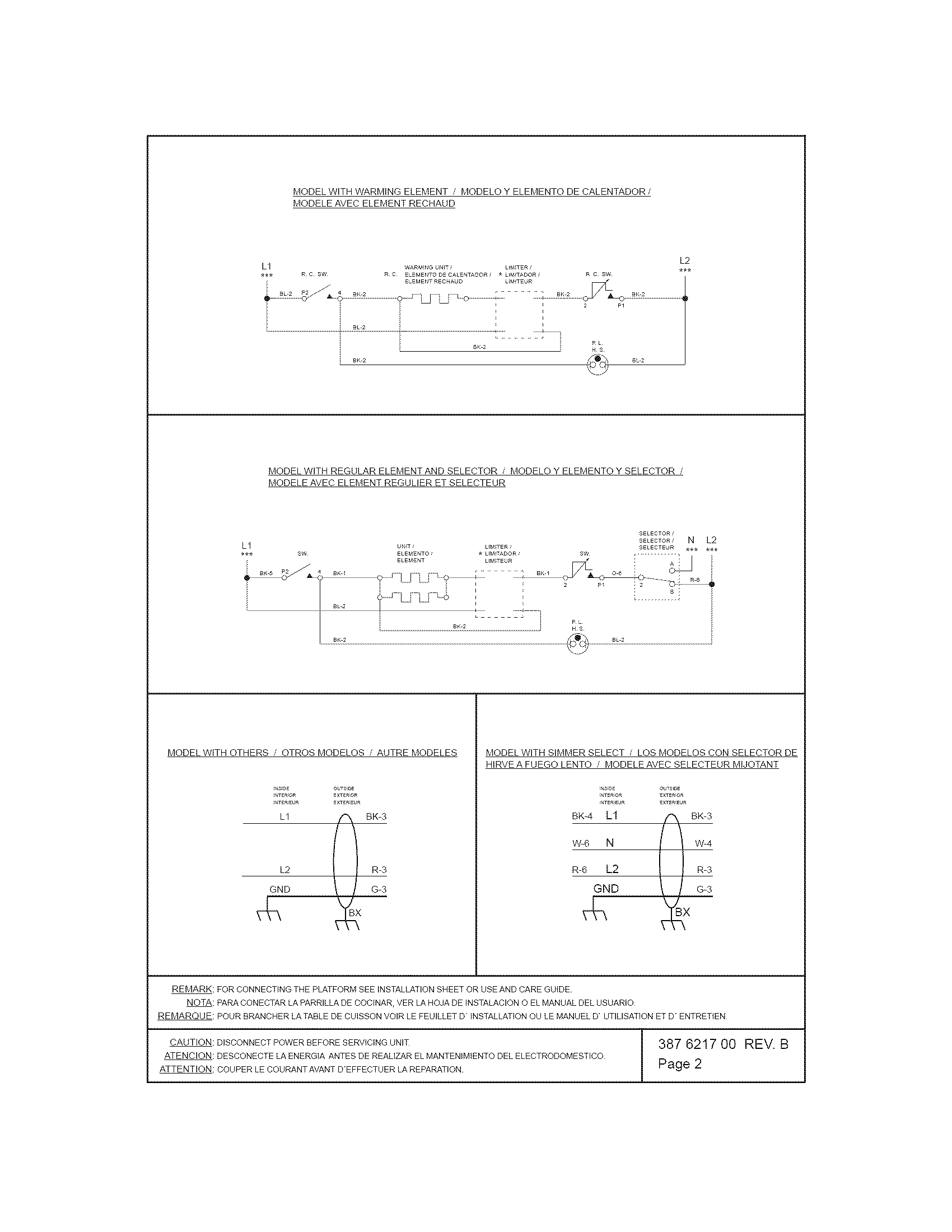 Frigidaire FFEC3024LB1 wiring diagram diagram