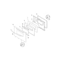 Frigidaire LFGF3014LWA door diagram