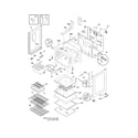 Frigidaire FGEF3031KBC body diagram