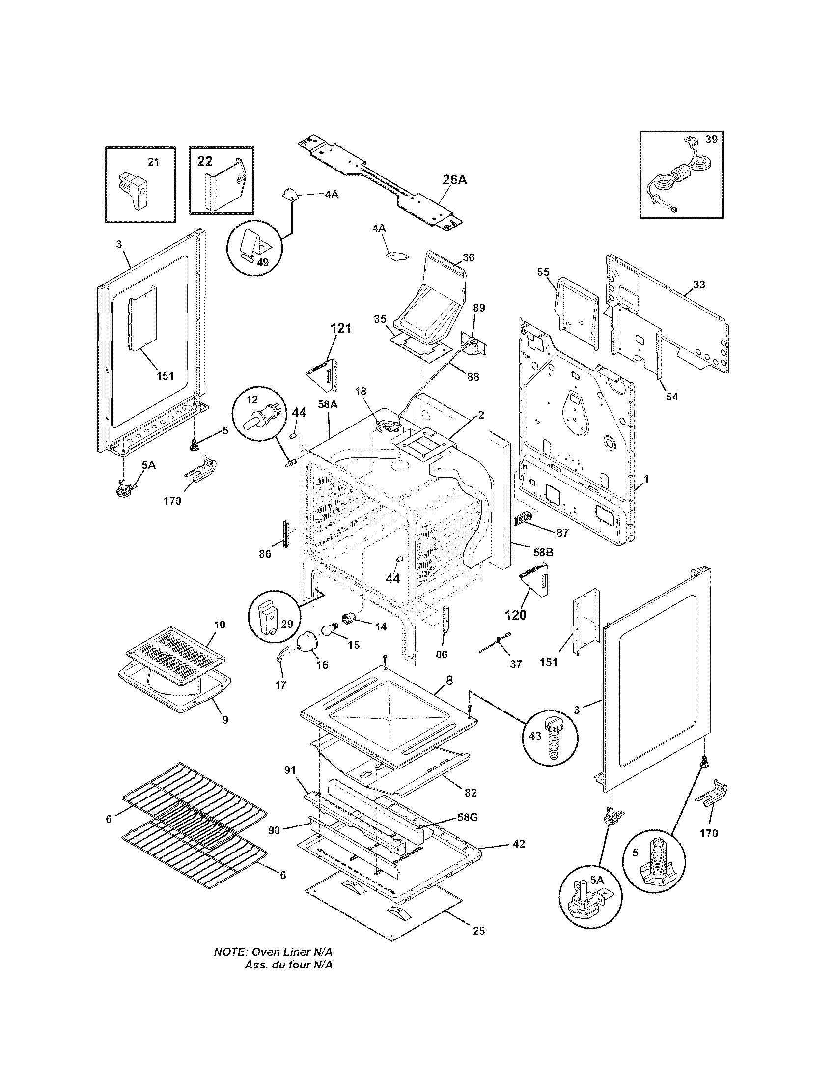 Kenmore 79072402012 body diagram