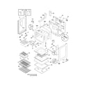 Frigidaire FGEF3041KFD body diagram