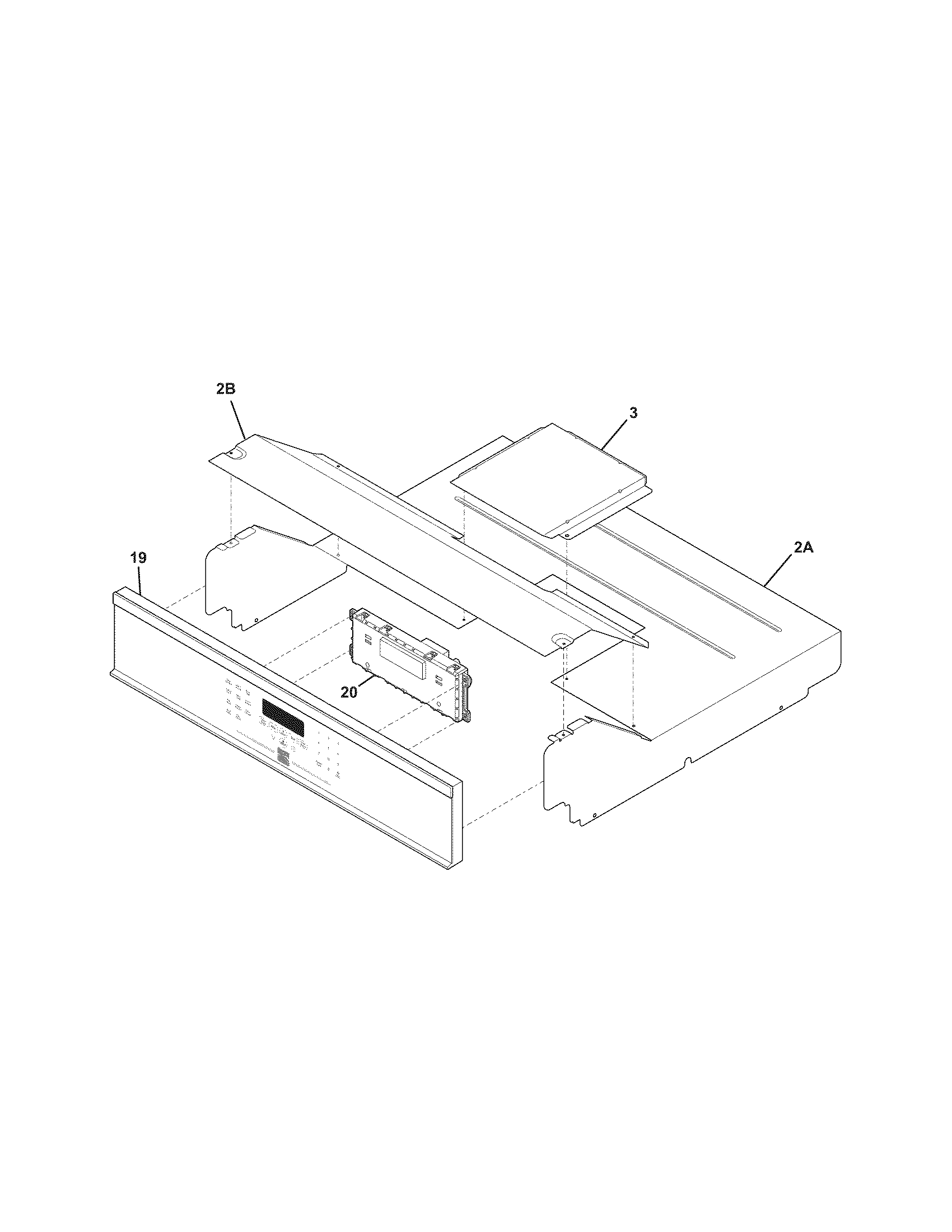 Kenmore Elite 79048083000 control panel diagram