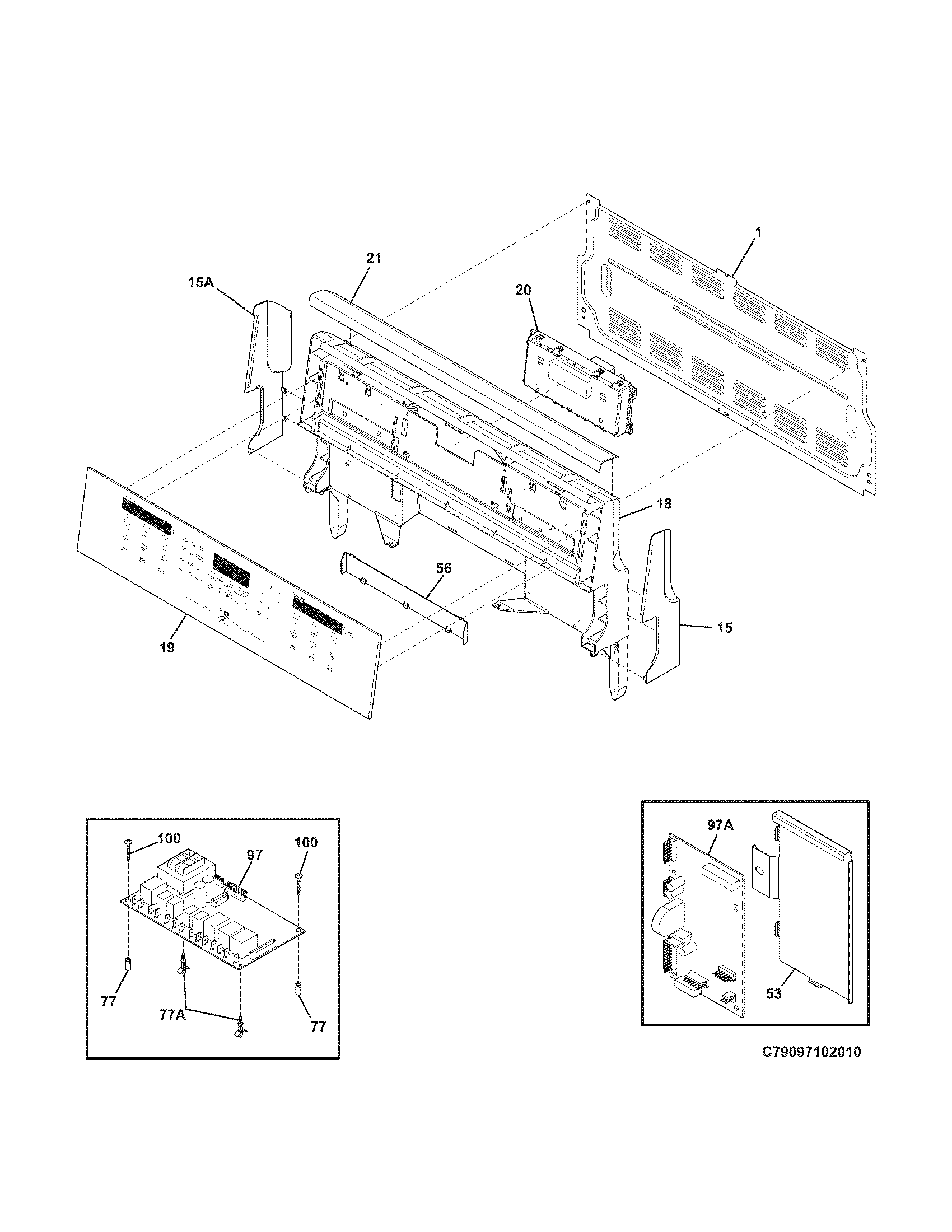 Kenmore Elite 79097102010 backguard diagram