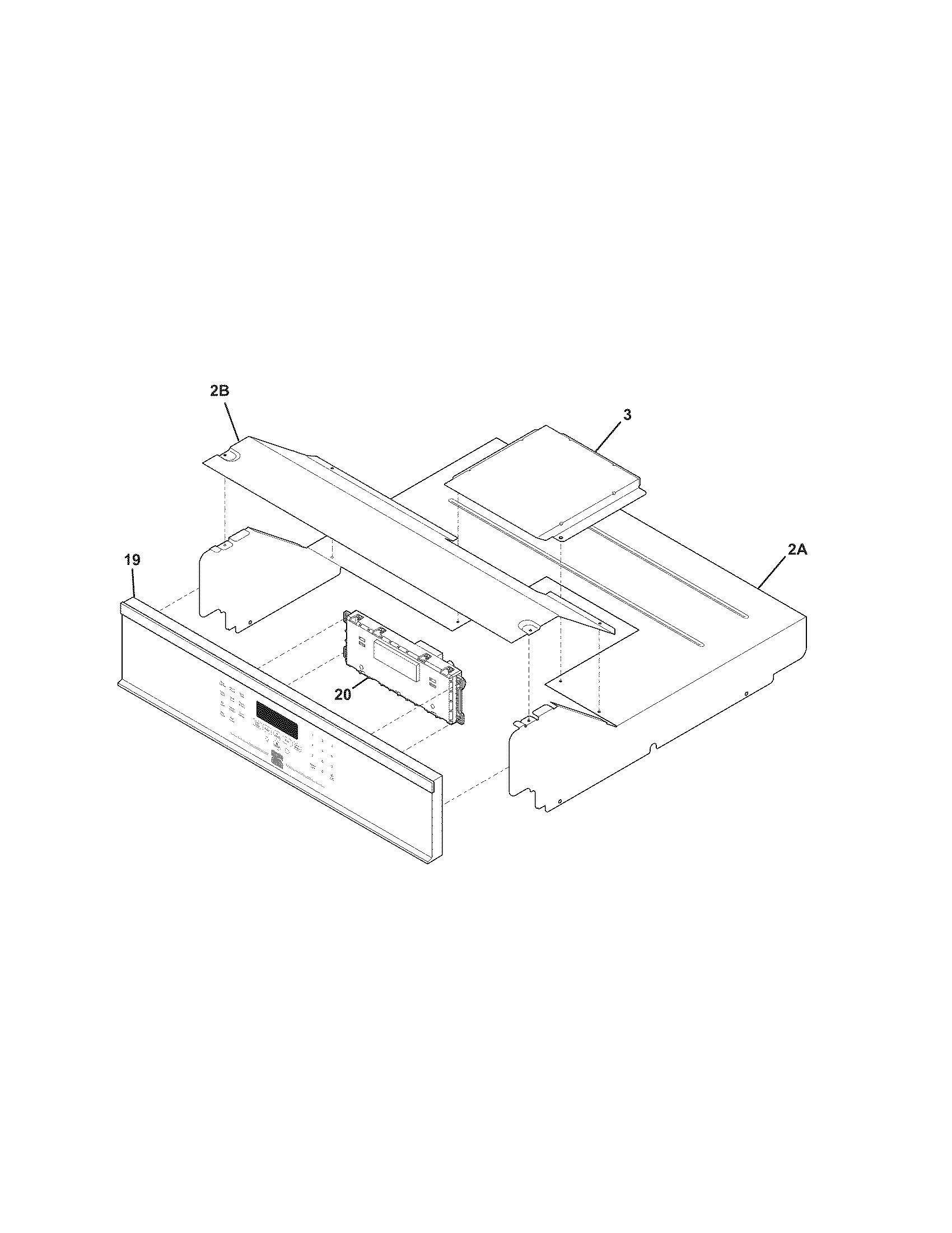 Kenmore Elite 79048073000 control panel diagram