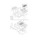 Frigidaire CGGF3056KFH top/drawer diagram