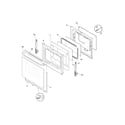 Frigidaire CFEF3020LBC door diagram