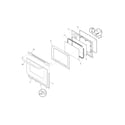 Frigidaire FGFS36FUC door diagram