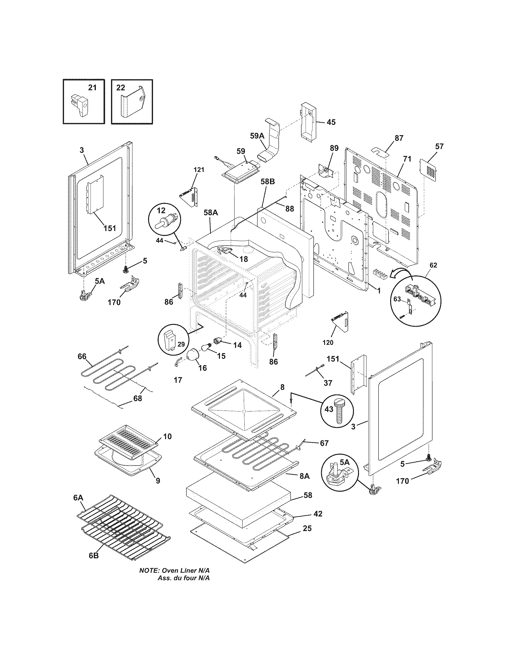 Kenmore 79092609011 body diagram