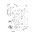 Frigidaire LFGF3022LWA body diagram