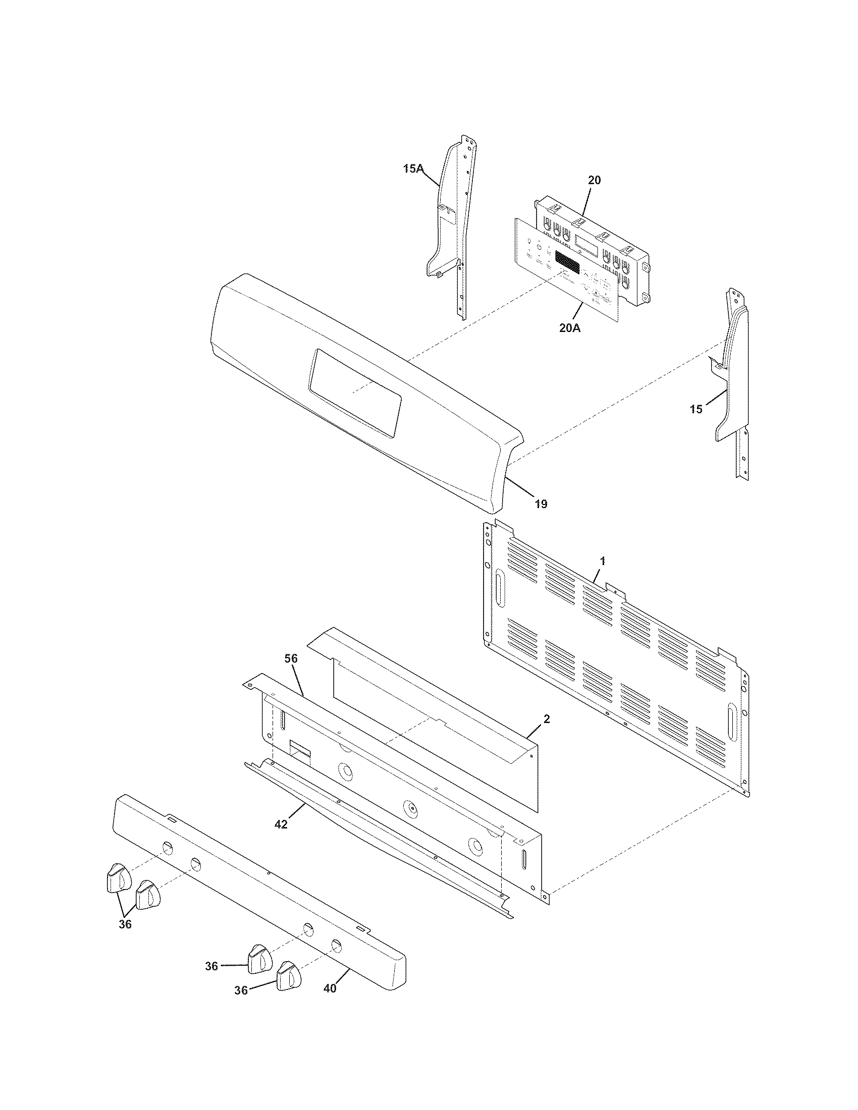 Kenmore 79072503011 backguard diagram