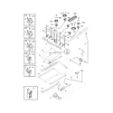 Frigidaire LGGF305MKFH burner diagram