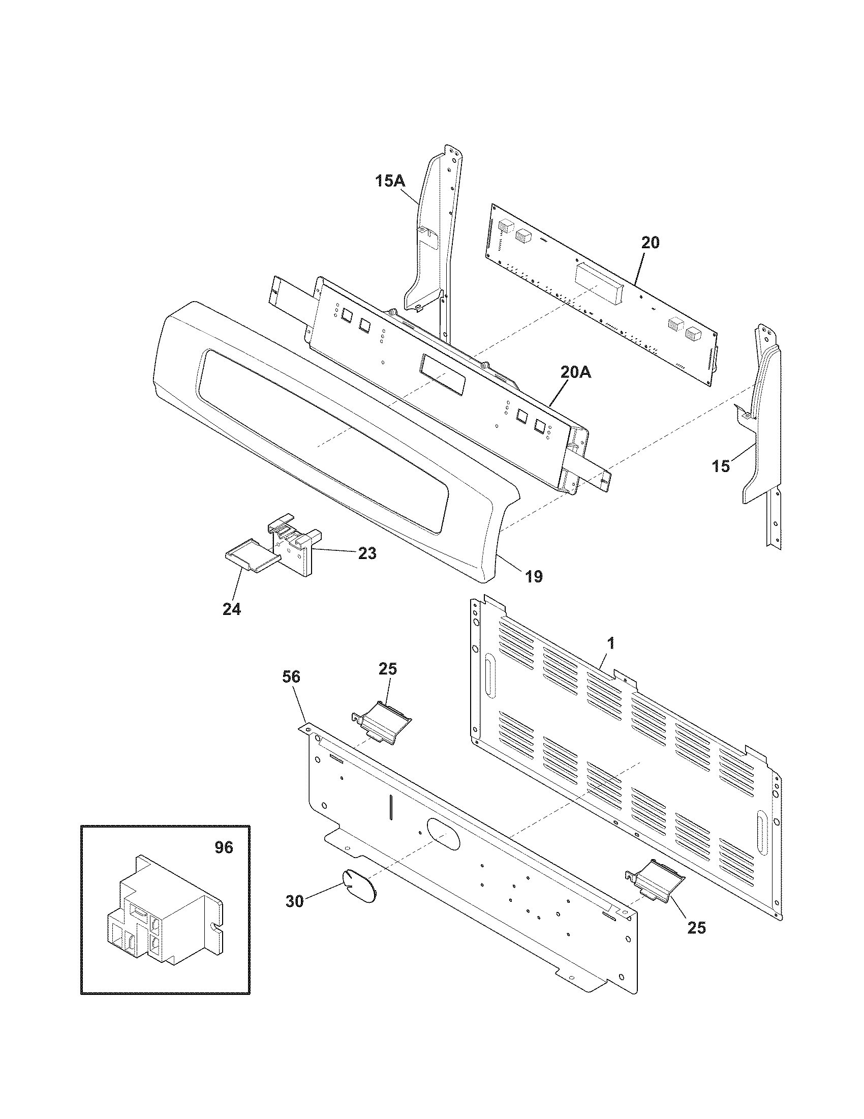 Kenmore 79092163010 backguard diagram