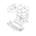 Frigidaire FGUN2642LE0 shelves diagram