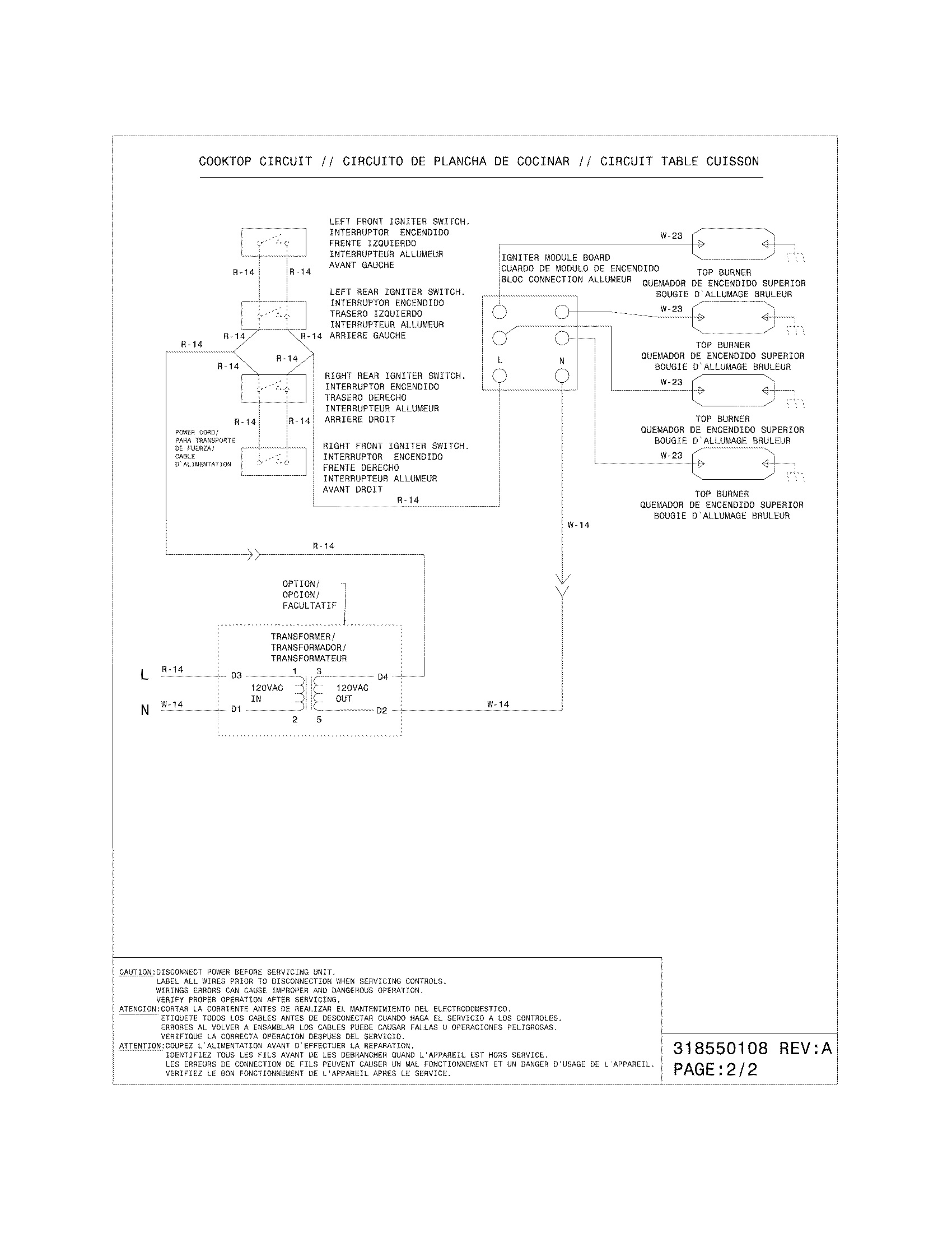 Electrolux EI30GS5CJSA wiring diagram diagram