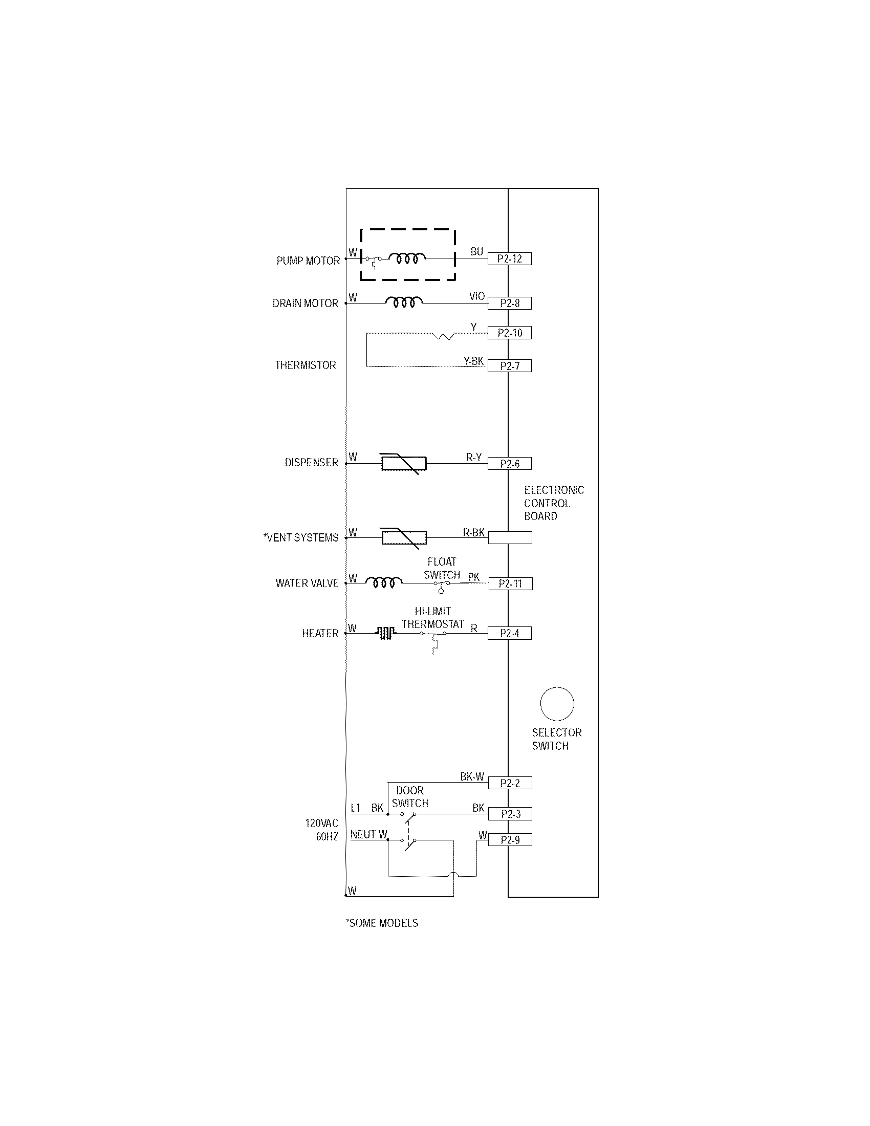 Kenmore 58715232900A wiring diagram diagram