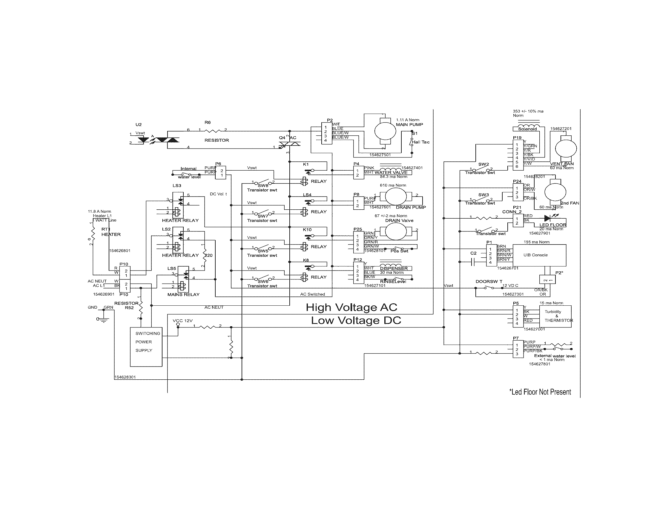 Electrolux EIDW6305GS1A wiring diagram diagram