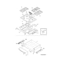 Frigidaire FGGS3045KFC top/drawer diagram