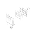 Frigidaire CFEF3007LBB door diagram