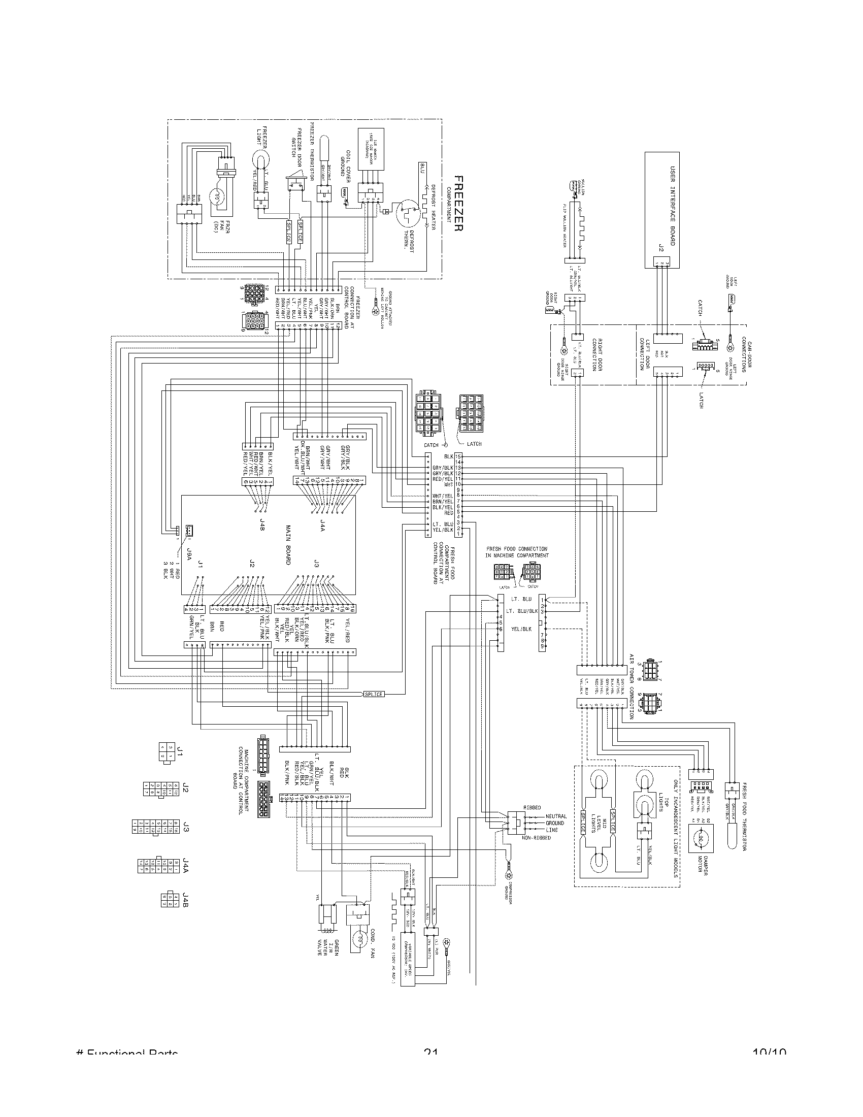 Frigidaire FGHN2844LF1 wiring diagram diagram
