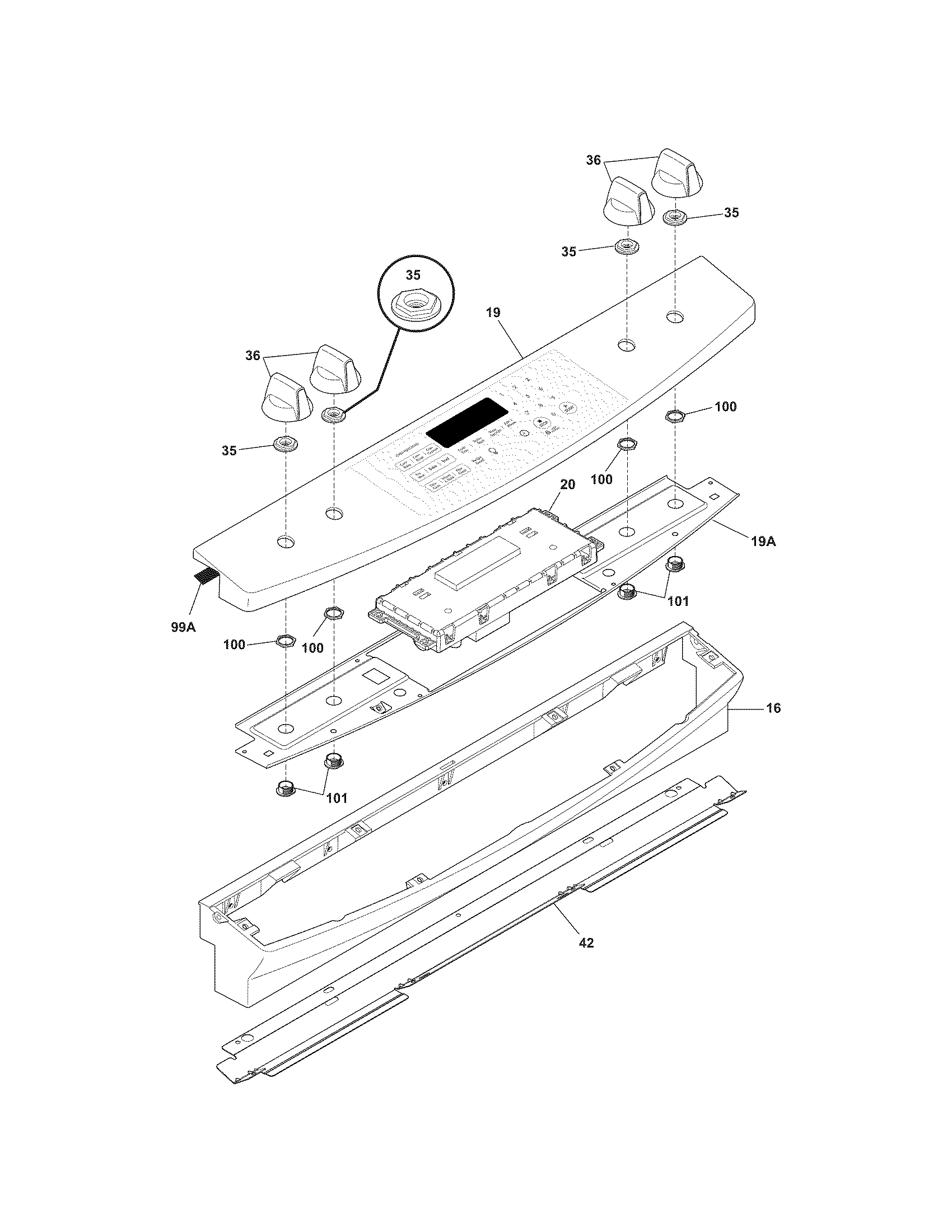 Kenmore 79036902901 backguard diagram