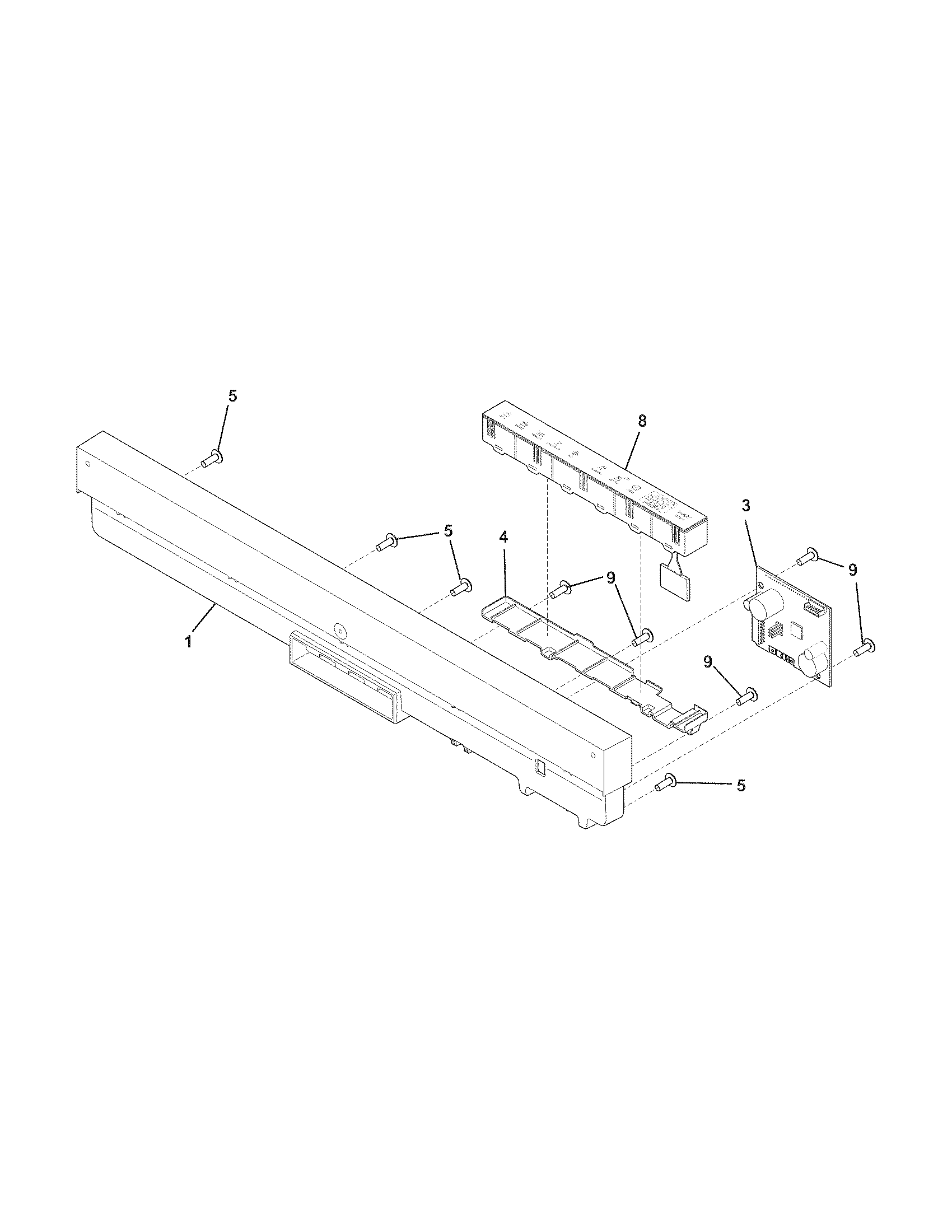 Electrolux EIDW6405HT0A control panel diagram
