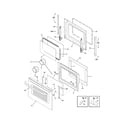 Frigidaire FFGS3025LSC door diagram