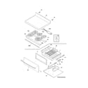 Frigidaire CPEF3081KFD top/drawer diagram
