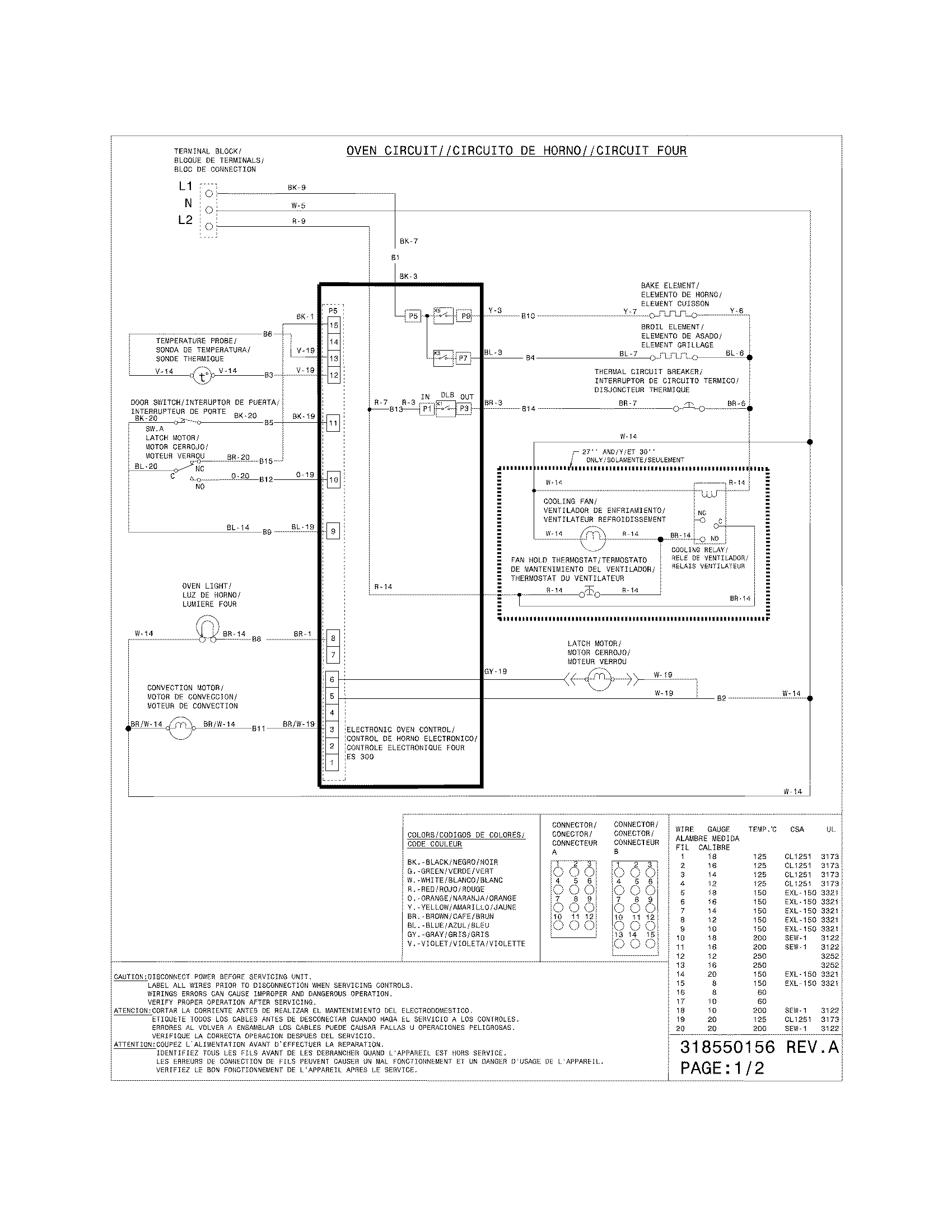 Frigidaire CFES3035LS1 wiring diagram diagram