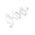 Frigidaire FFGF3017LBD door diagram