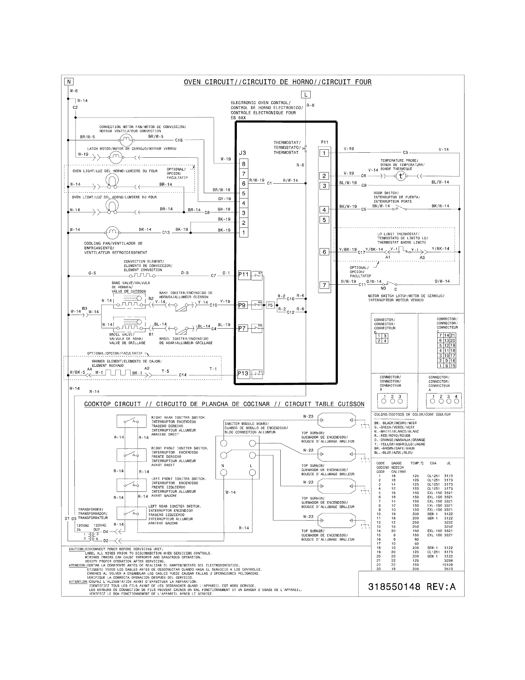 Frigidaire CPGS3085KF5 wiring diagram diagram