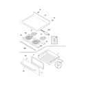 Frigidaire FFEF3043LSE top/drawer diagram