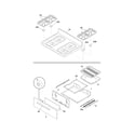 Frigidaire FFLF3017LWA top/drawer diagram