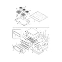 Electrolux EW30ES65GSF top/drawer diagram