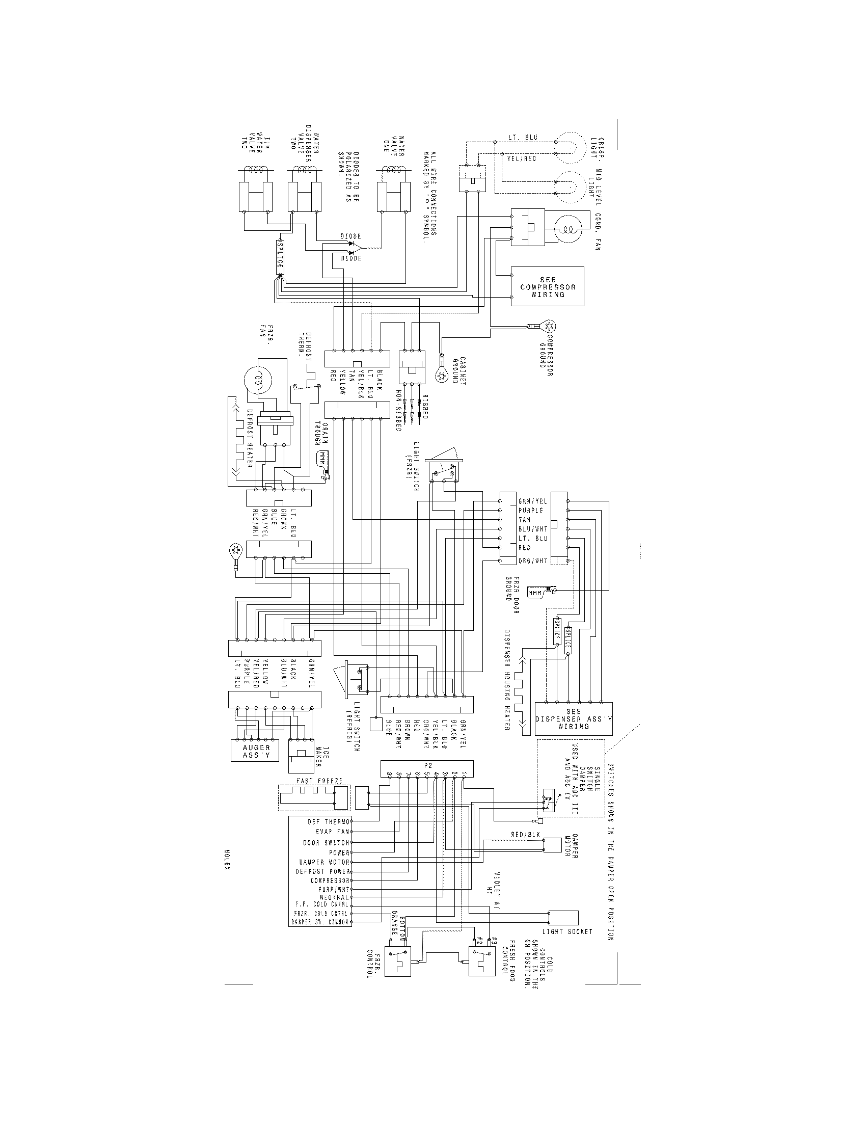 Frigidaire FLS26Z2GKW3 wiring diagram diagram