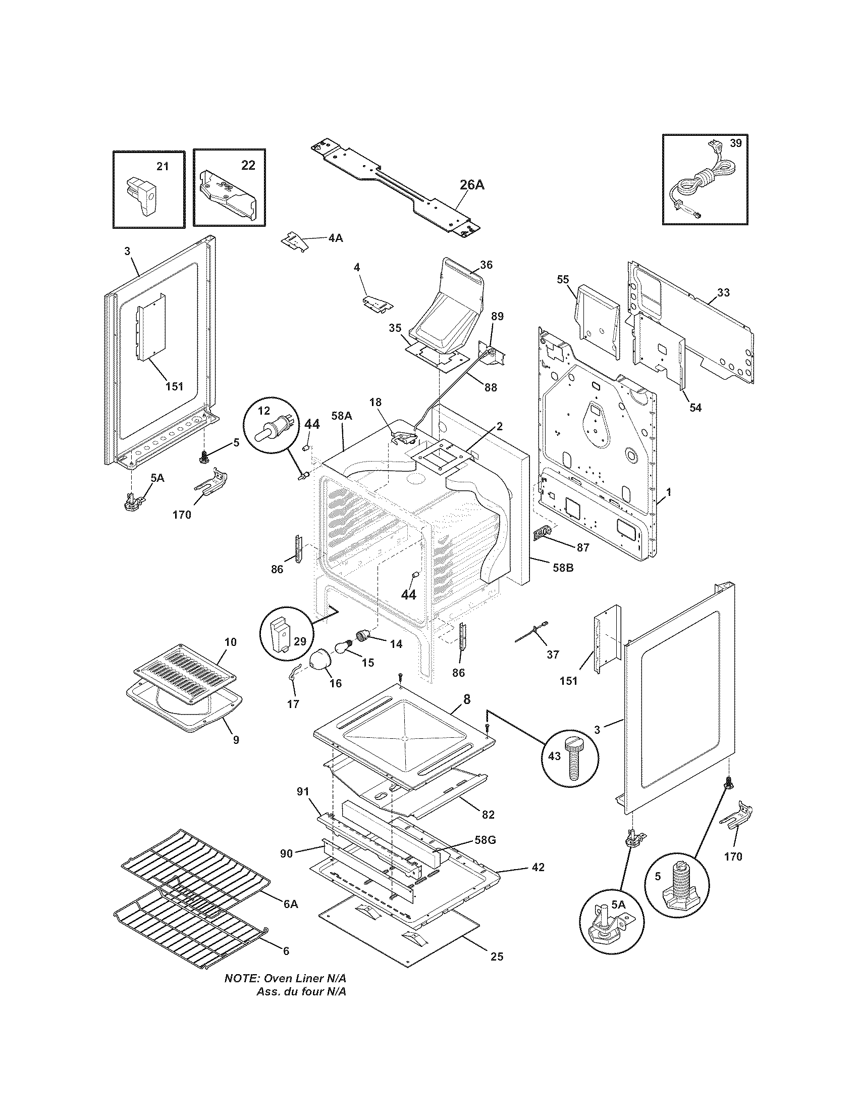 Kenmore 79072803012 body diagram