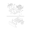 Frigidaire FGGF3031KQJ top/drawer diagram