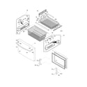 Crosley CFD26SDS0 freezer drawer - basket diagram