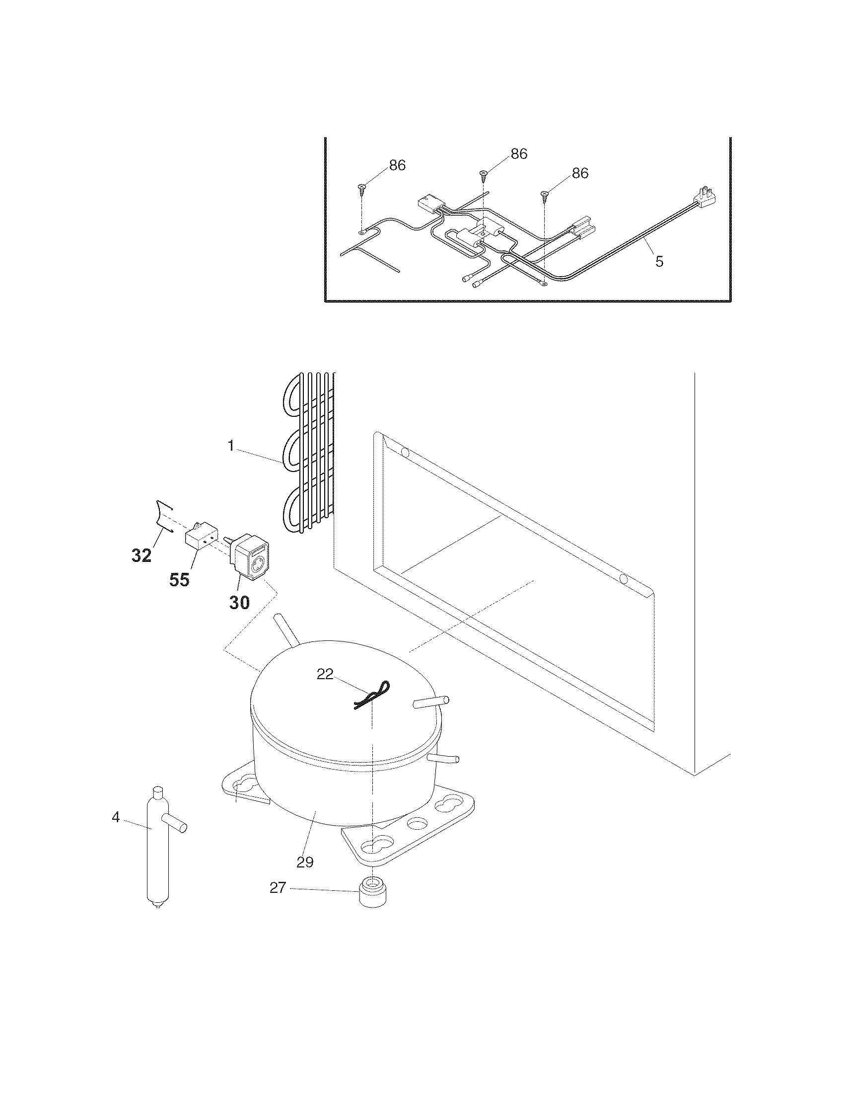 Kenmore 25316949103 system diagram