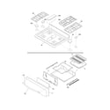 Frigidaire FGF348KCJ top/drawer diagram