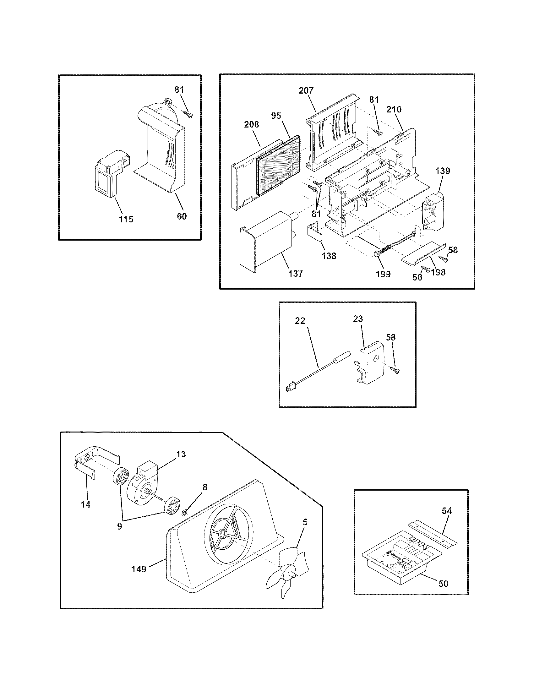 Electrolux EI23CS55GB6 controls diagram