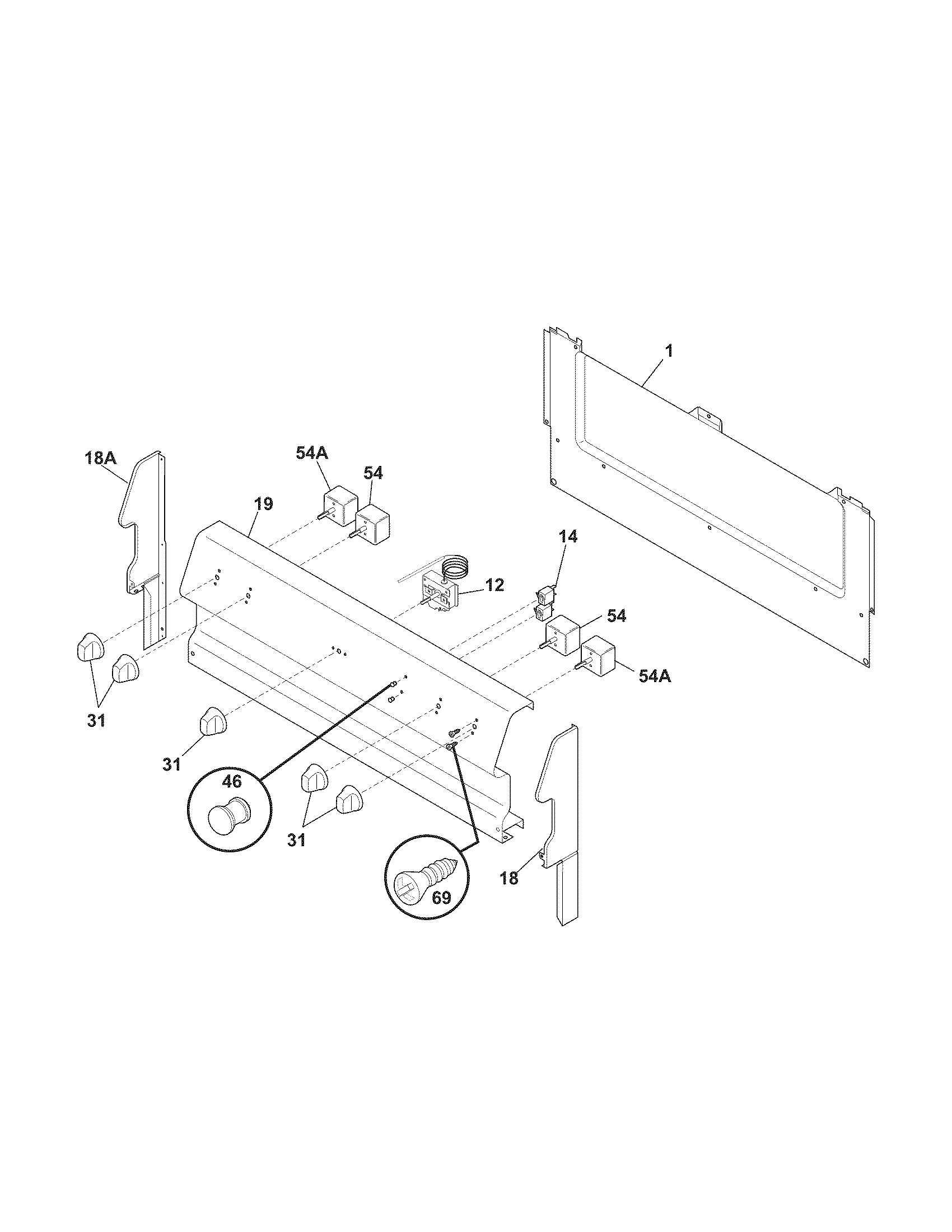 Kenmore 79090820407 backguard diagram
