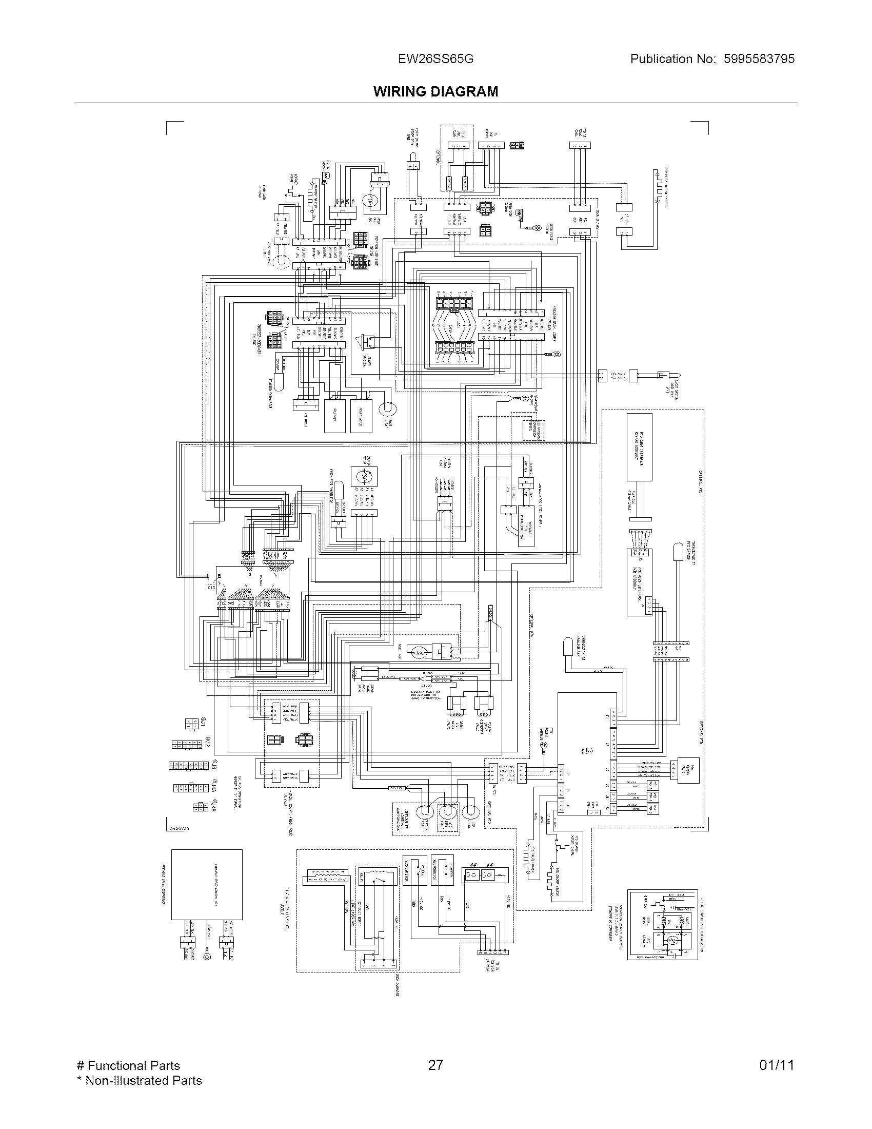 Electrolux EW26SS65GW4 wiring diagram diagram