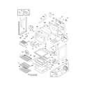 Frigidaire FGEF3032KWD body diagram