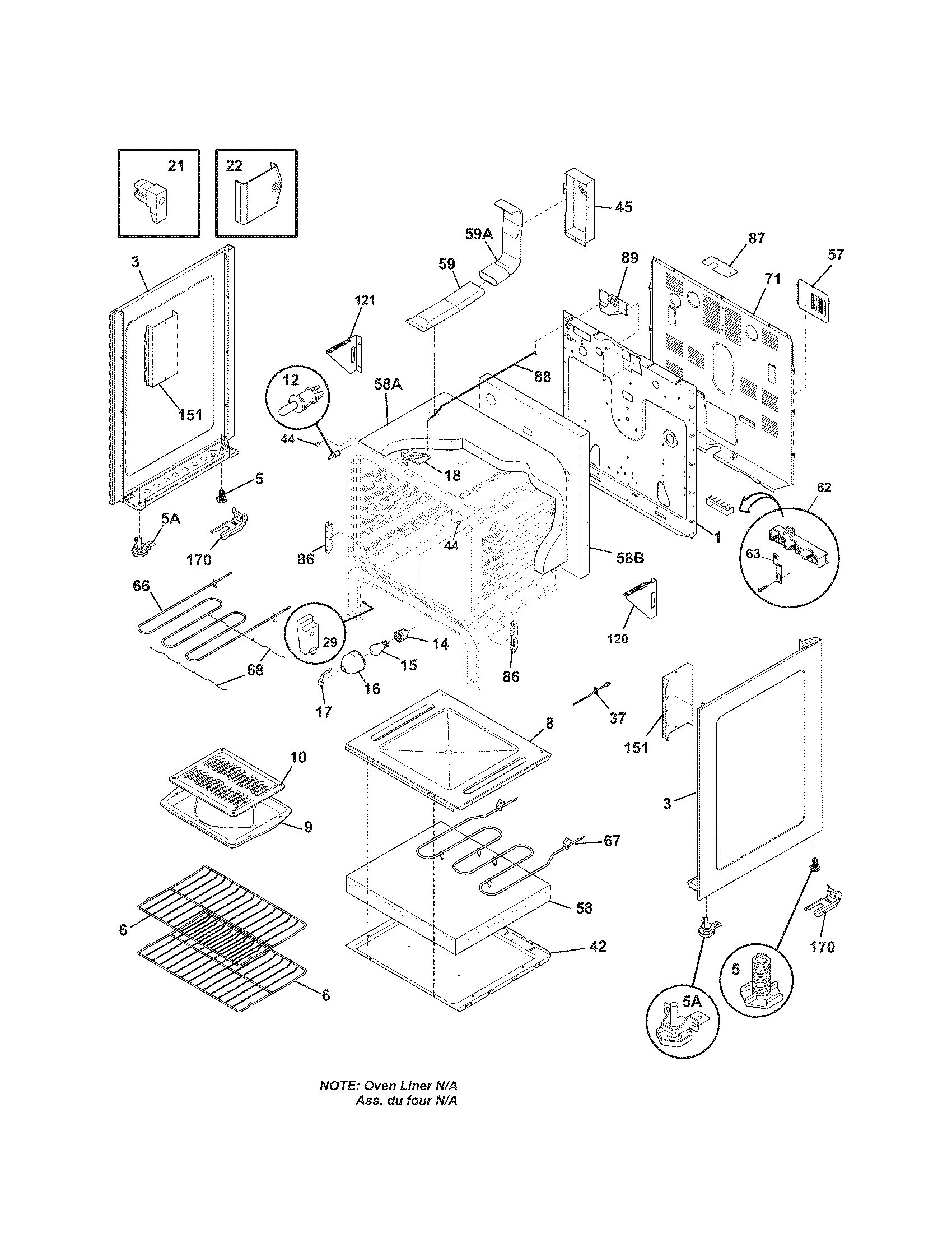 Kenmore 79092209013 body diagram