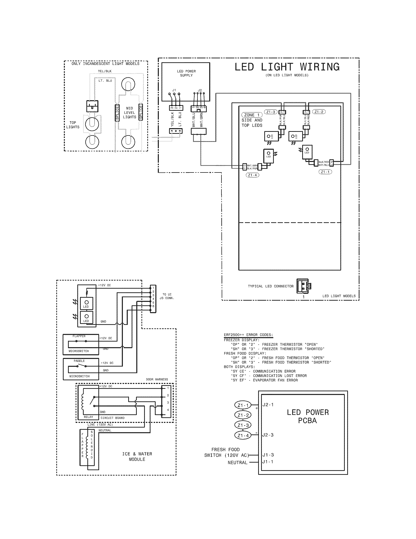 Frigidaire FGHB2844LM5 wiring diagram diagram