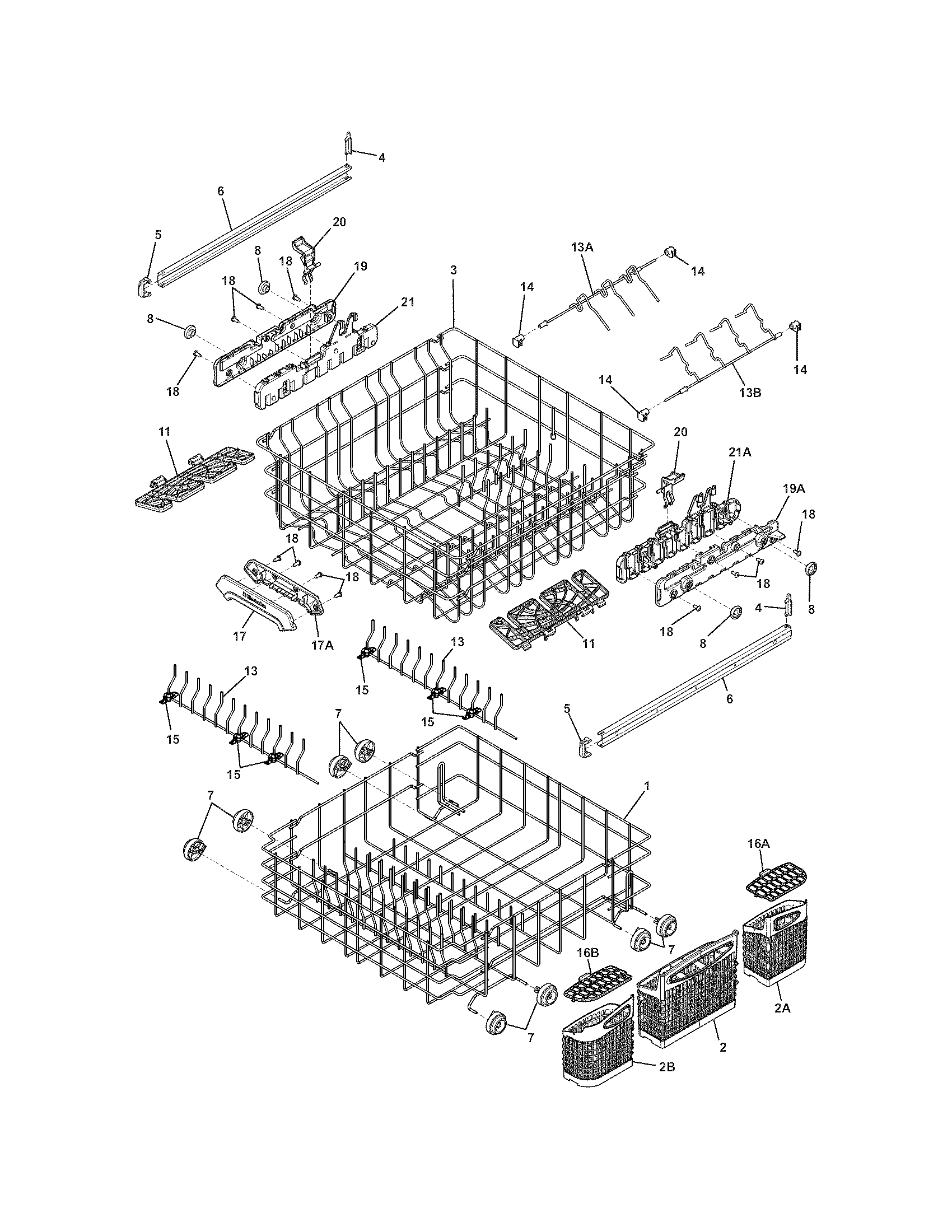 Electrolux EIDW5905JS0A racks diagram