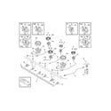 Electrolux E36GC76GPS3 burner diagram